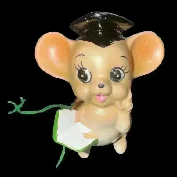 Vintage Josef Originals  Mouse Figurines Lot (2) with Labels Made In Japan - Picture 3 of 10